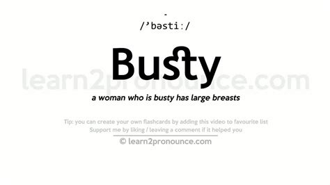 define busty|BUSTY Definition & Meaning .